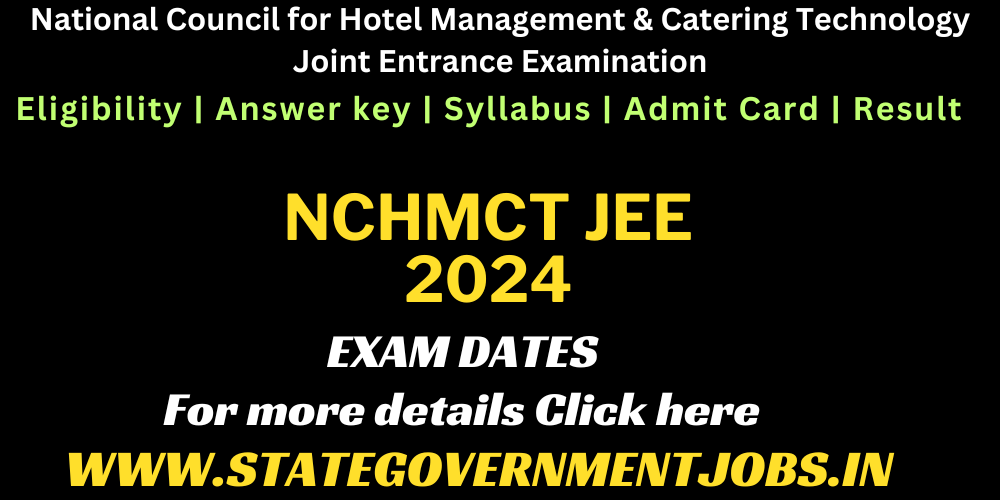 NCHMCT JEE 2024