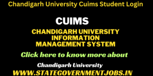Chandigarh University
Cuims Student 
Login
