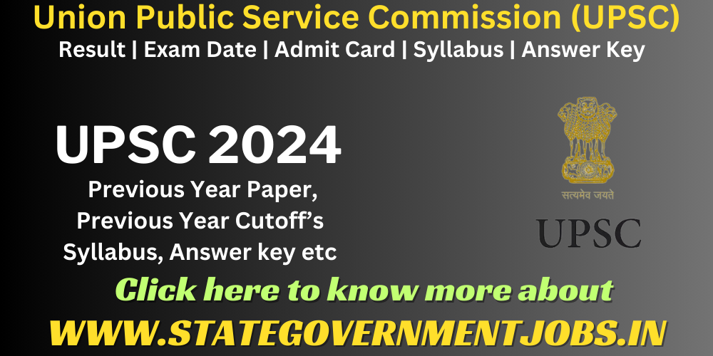 UPSC 2024 Previous year paper previous year cutoff's UPSC Answer key UPSC Syllabus