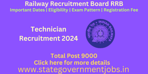 Railway Recruitment Board (RRB) Technician Recruitment 2024